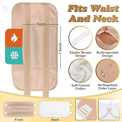 Castor Oil Pack Wrap Set