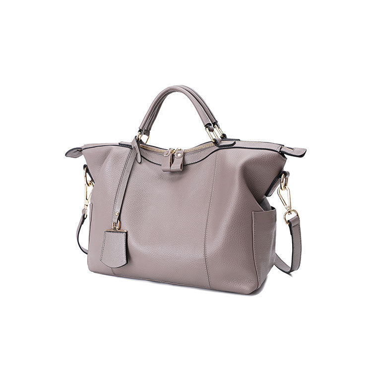 Large Cowhide Casual Ladies Messenger Bag