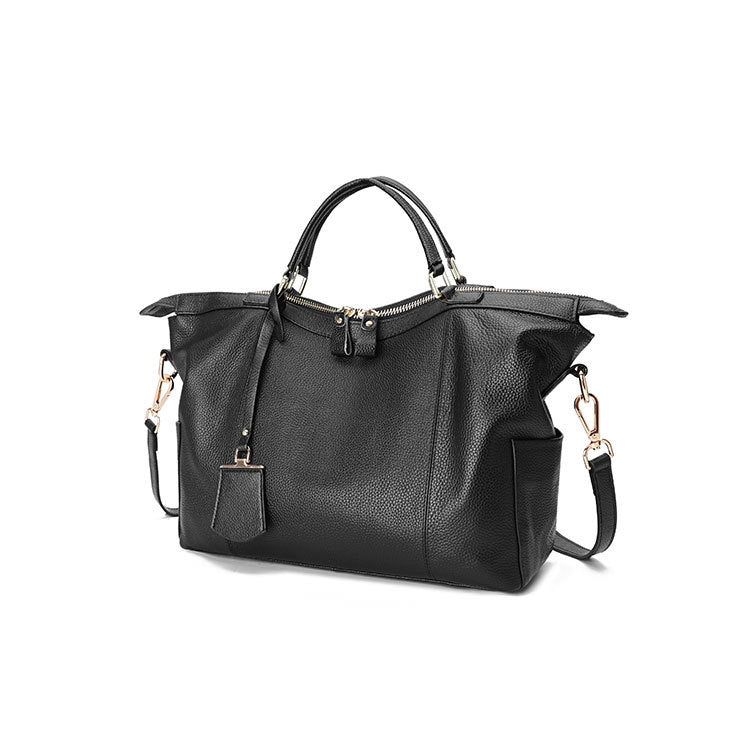 Large Cowhide Casual Ladies Messenger Bag