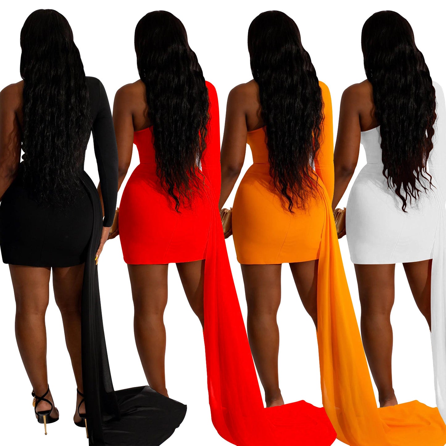 Women's Long Sleeve Off Shoulder Dress