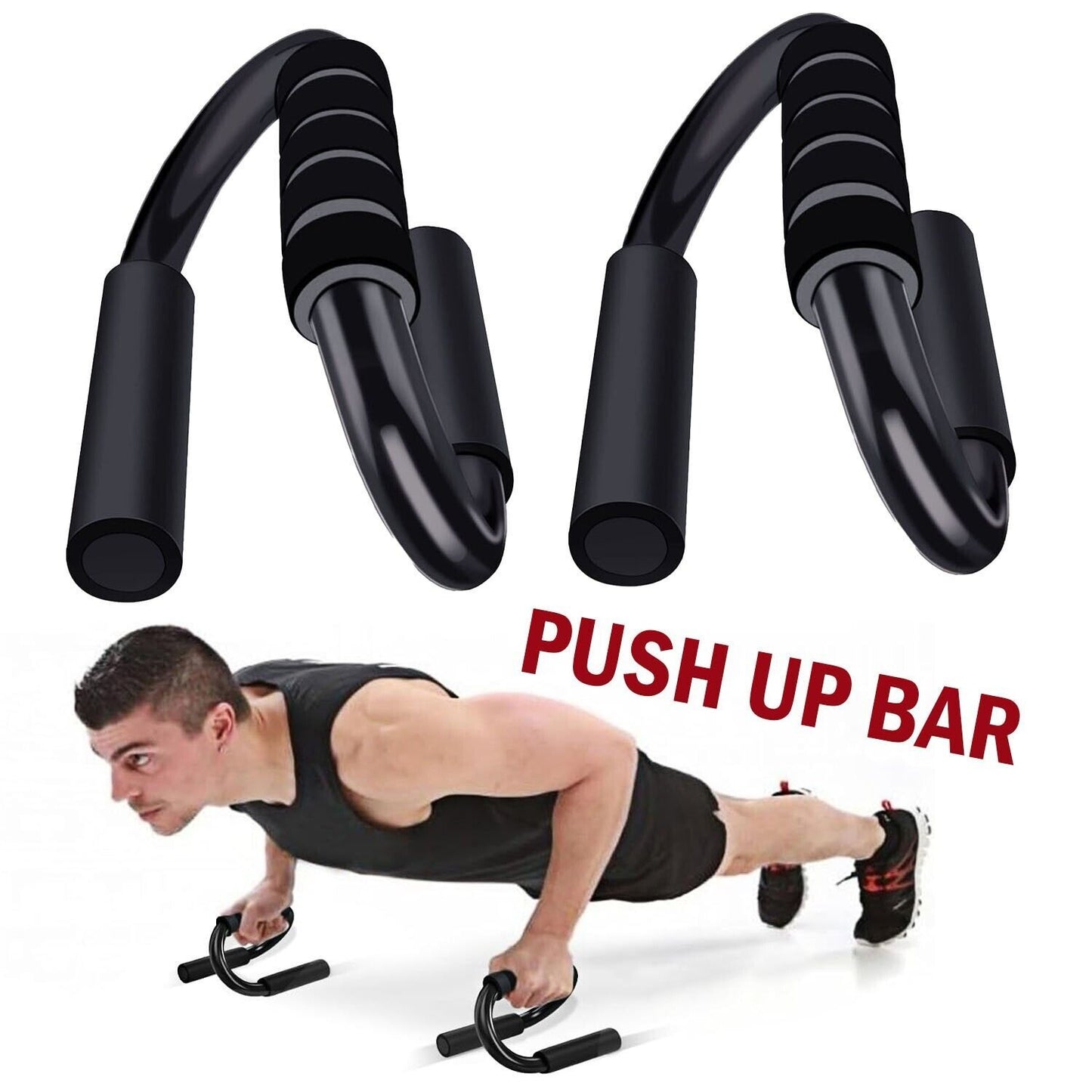 Body Sculptured Push Up Bars Press Handles