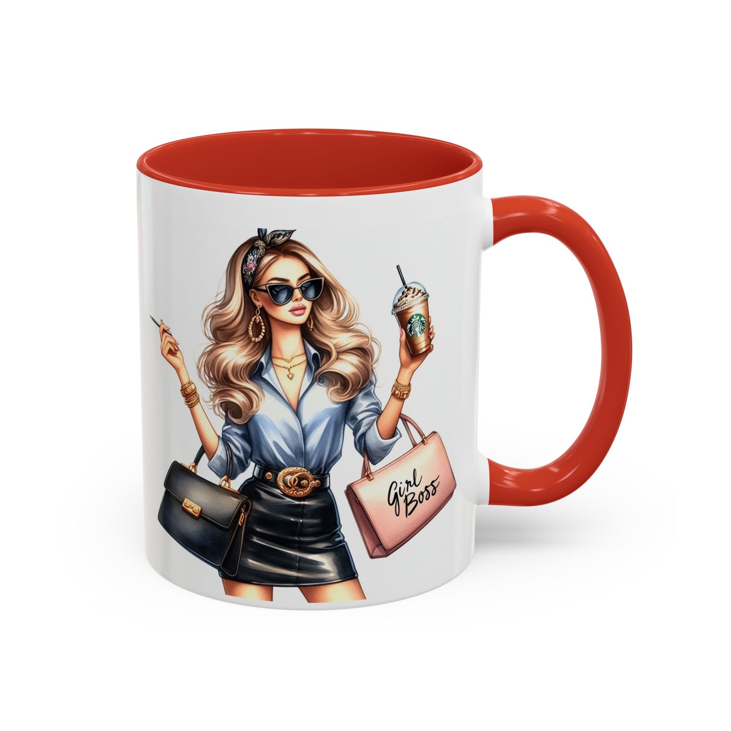 Blonde Girl Boss Coffee Mug (11 oz)