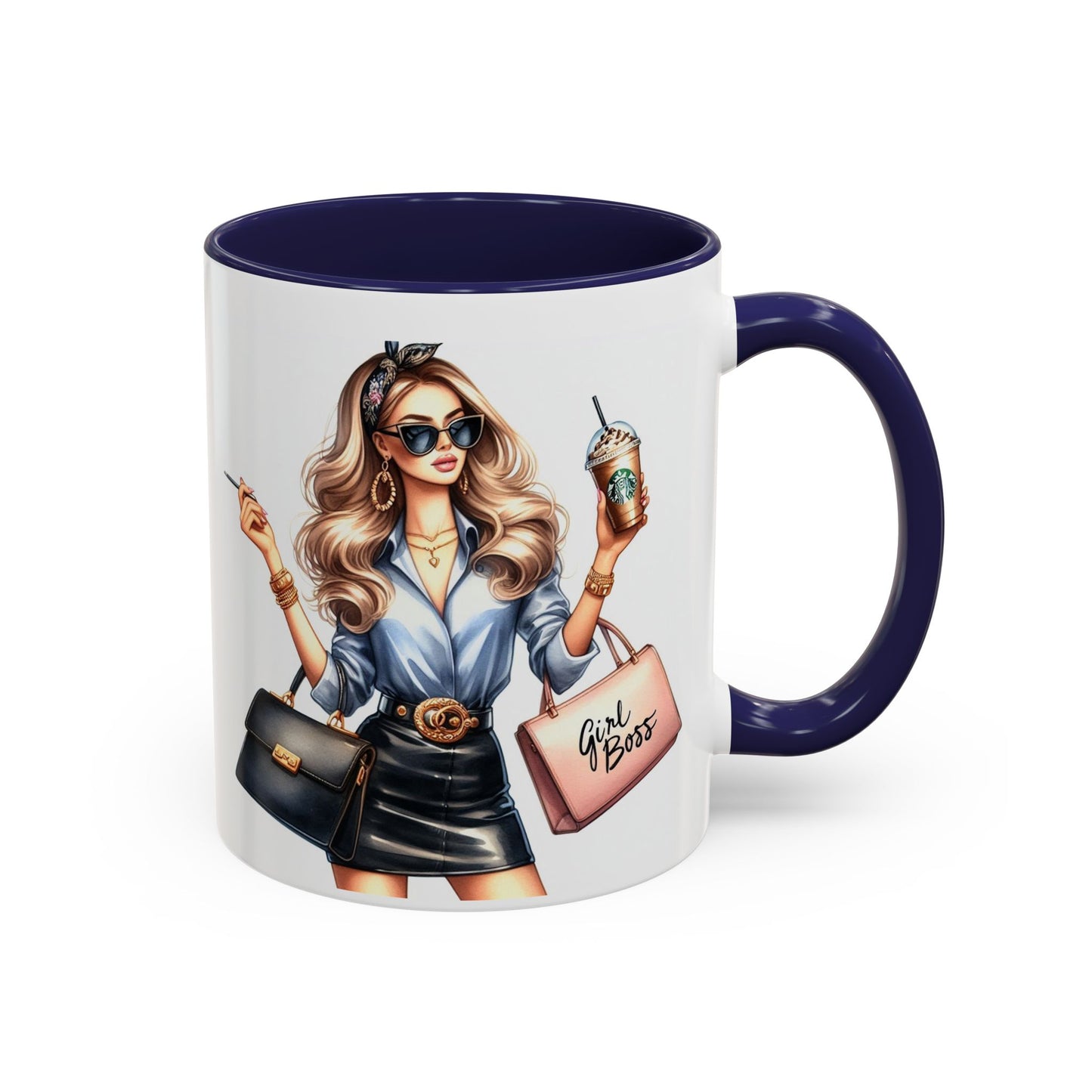 Blonde Girl Boss Coffee Mug (11 oz)
