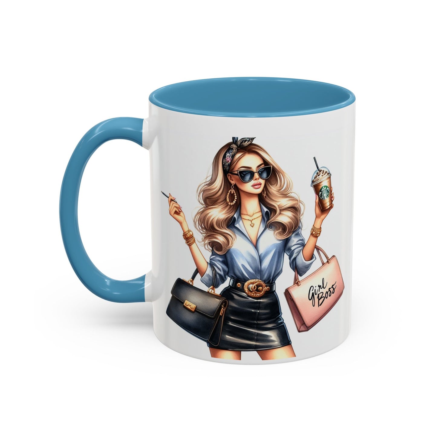 Blonde Girl Boss Coffee Mug (11 oz)