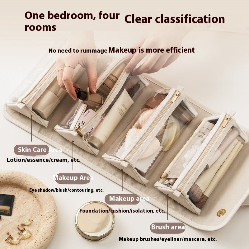 Portable Large Folding Cosmetic Bag