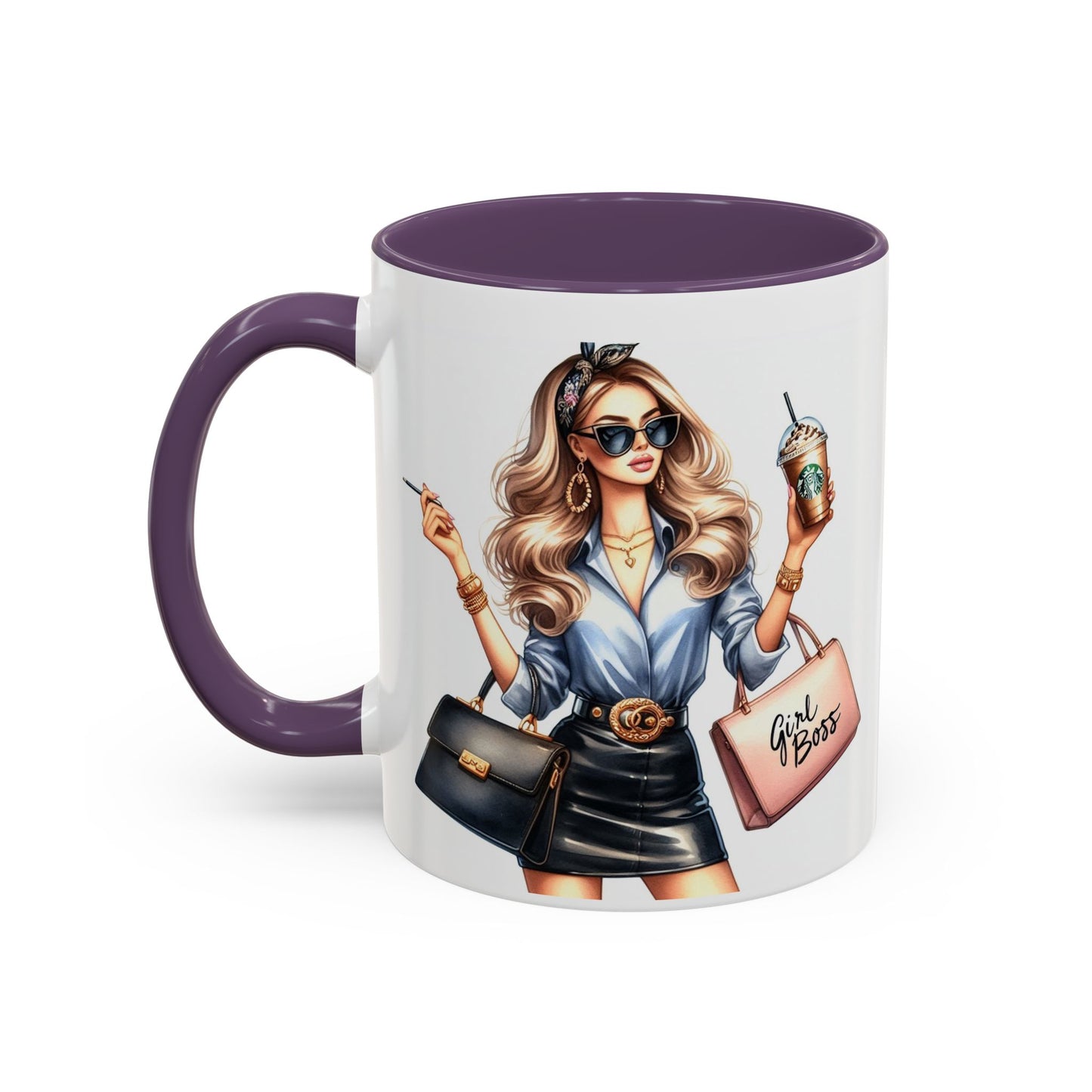 Blonde Girl Boss Coffee Mug (11 oz)