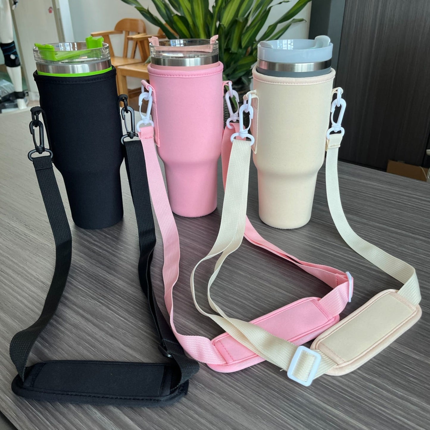 Water Bottle Carrier Bag with out pocket, Compatible With 40oz Tumbler With Handle