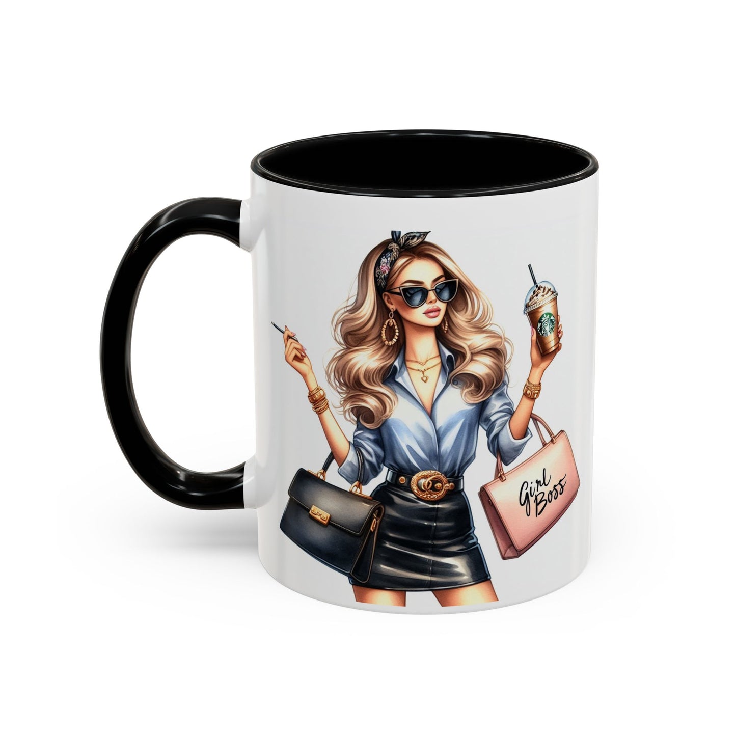 Blonde Girl Boss Coffee Mug (11 oz)