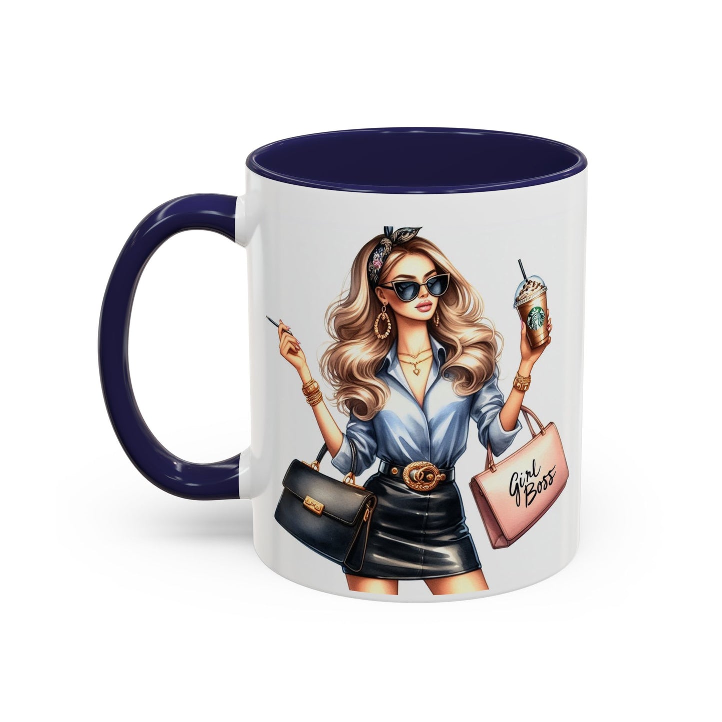 Blonde Girl Boss Coffee Mug (11 oz)
