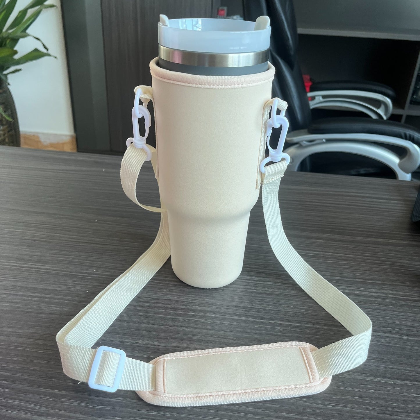 Water Bottle Carrier Bag with out pocket, Compatible With 40oz Tumbler With Handle