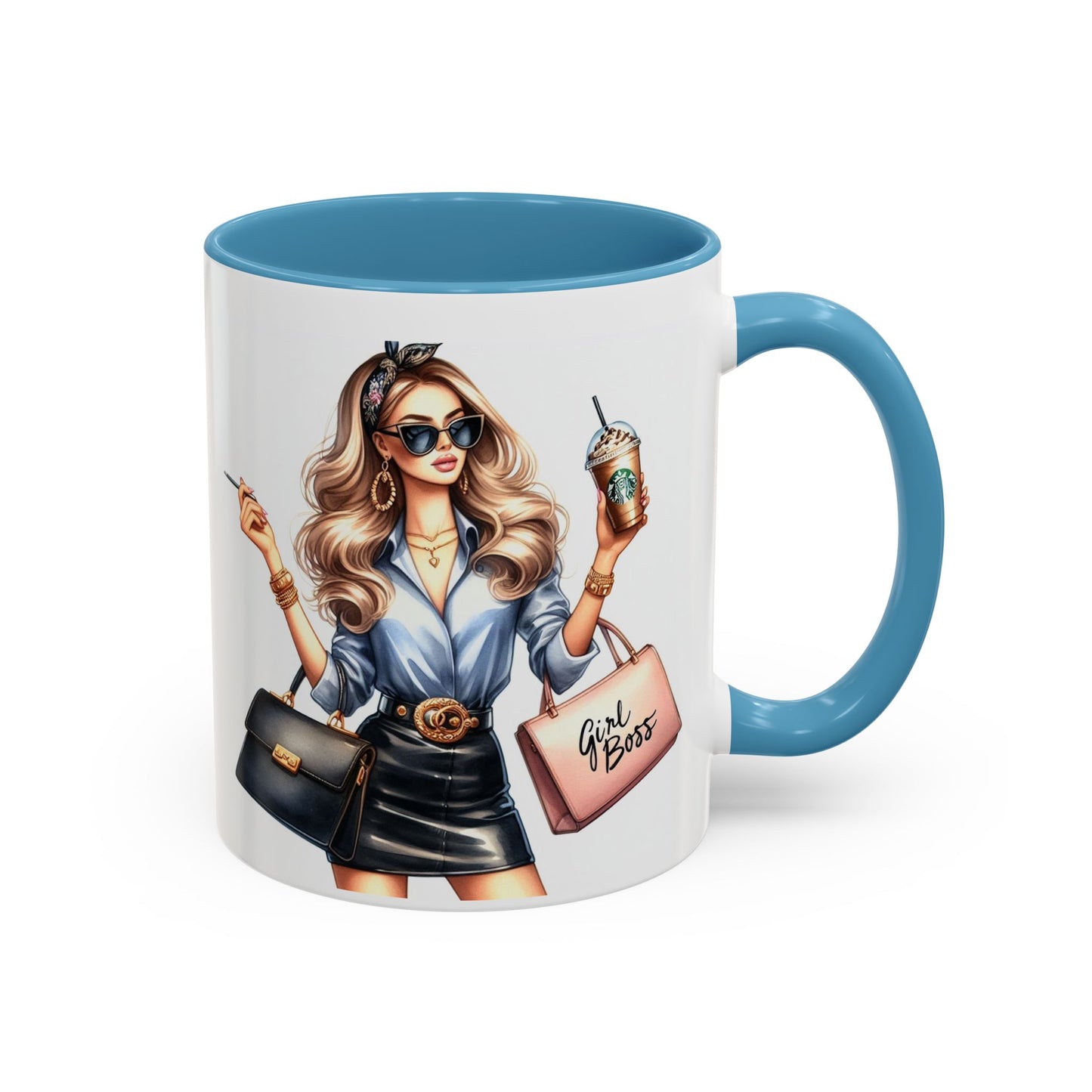 Blonde Girl Boss Coffee Mug (11 oz)