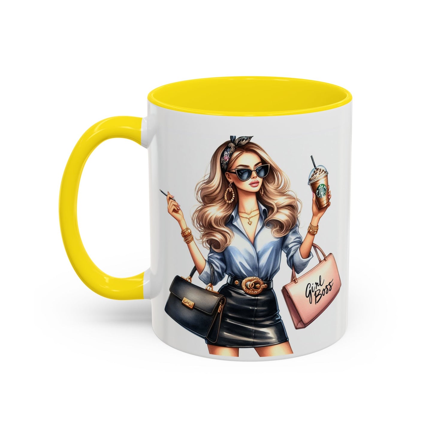 Blonde Girl Boss Coffee Mug (11 oz)