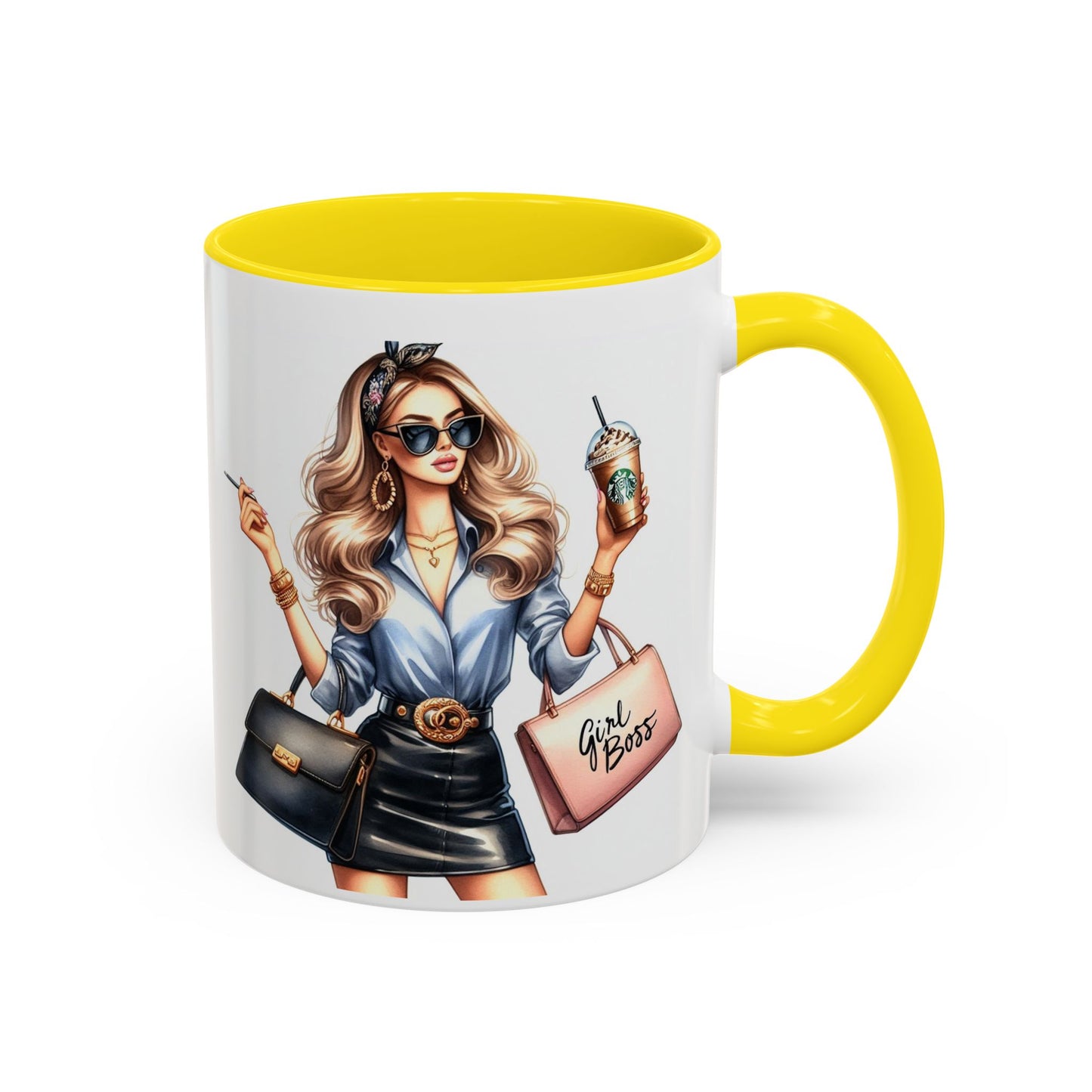 Blonde Girl Boss Coffee Mug (11 oz)