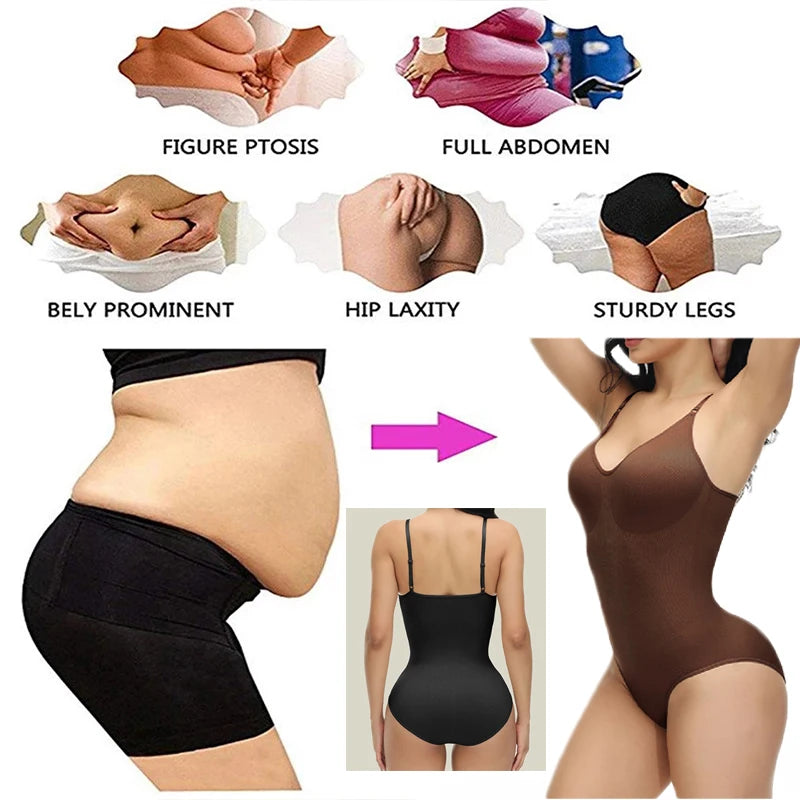 V Neck Spaghetti Strap/ Compression Body Suits 