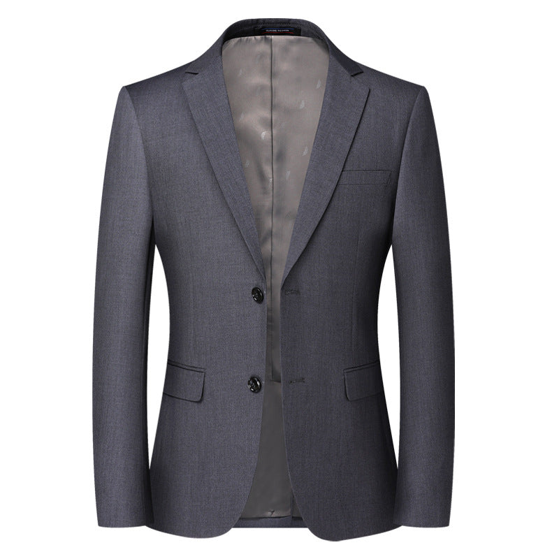 Casual Men's Suit Jacket 2 Buttons