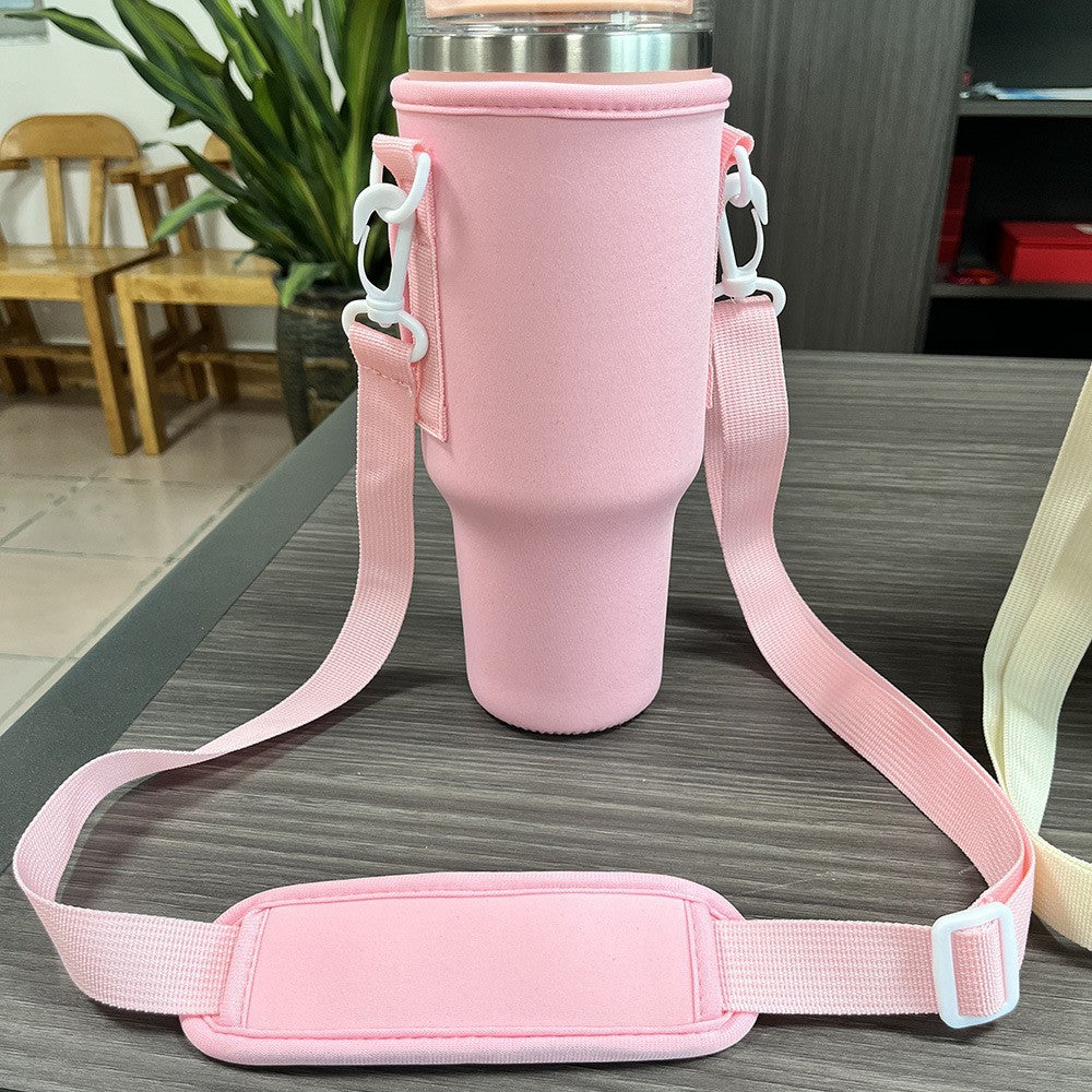 Water Bottle Carrier Bag with out pocket, Compatible With 40oz Tumbler With Handle