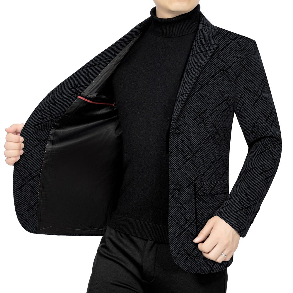 Men's Business Casual Slim-fitting Suit Jacket