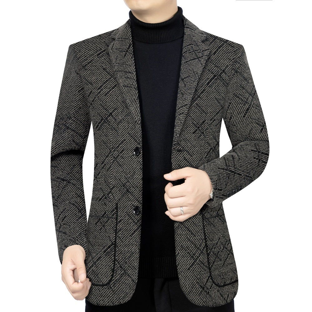 Men's Business Casual Slim-fitting Suit Jacket