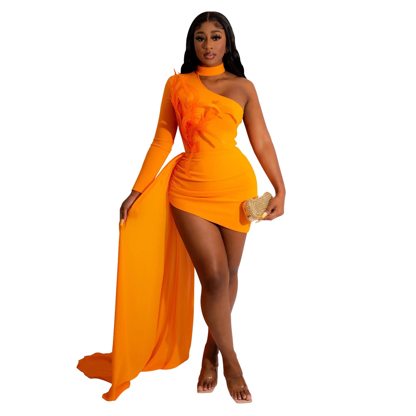 Women's Long Sleeve Off Shoulder Dress